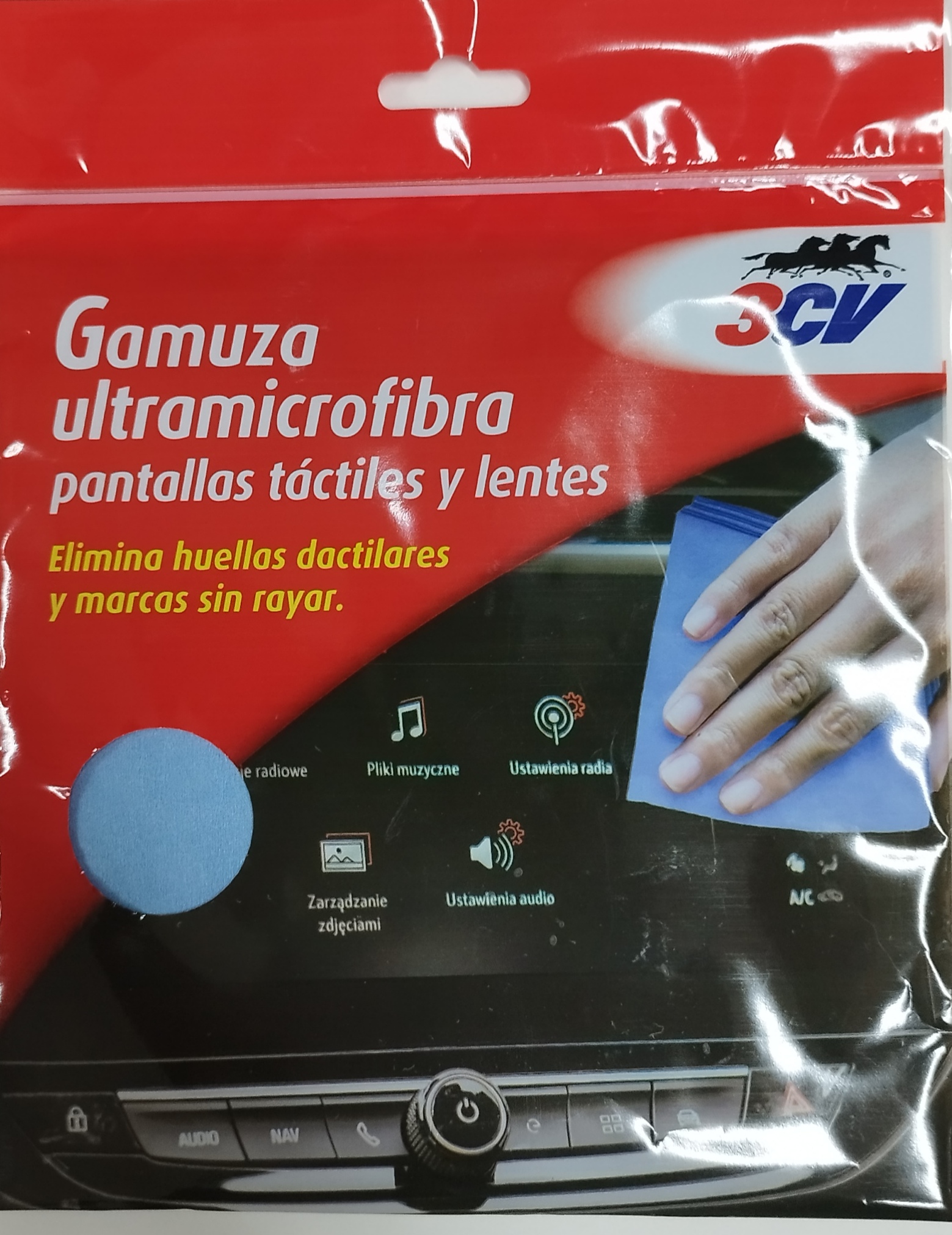 Gamuza para pantallas ultramicrofibra