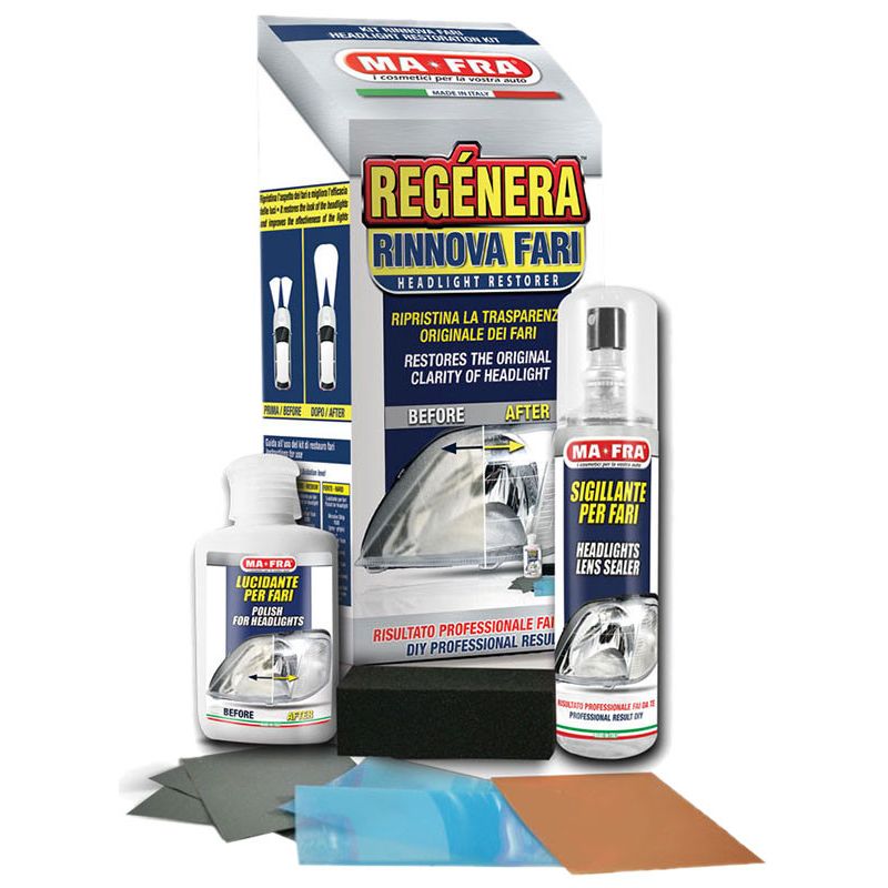 Kit regenerador de faros