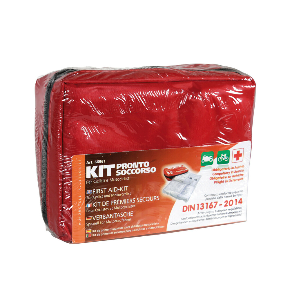 Kit de primeros auxilios ciclistas y motociclistas