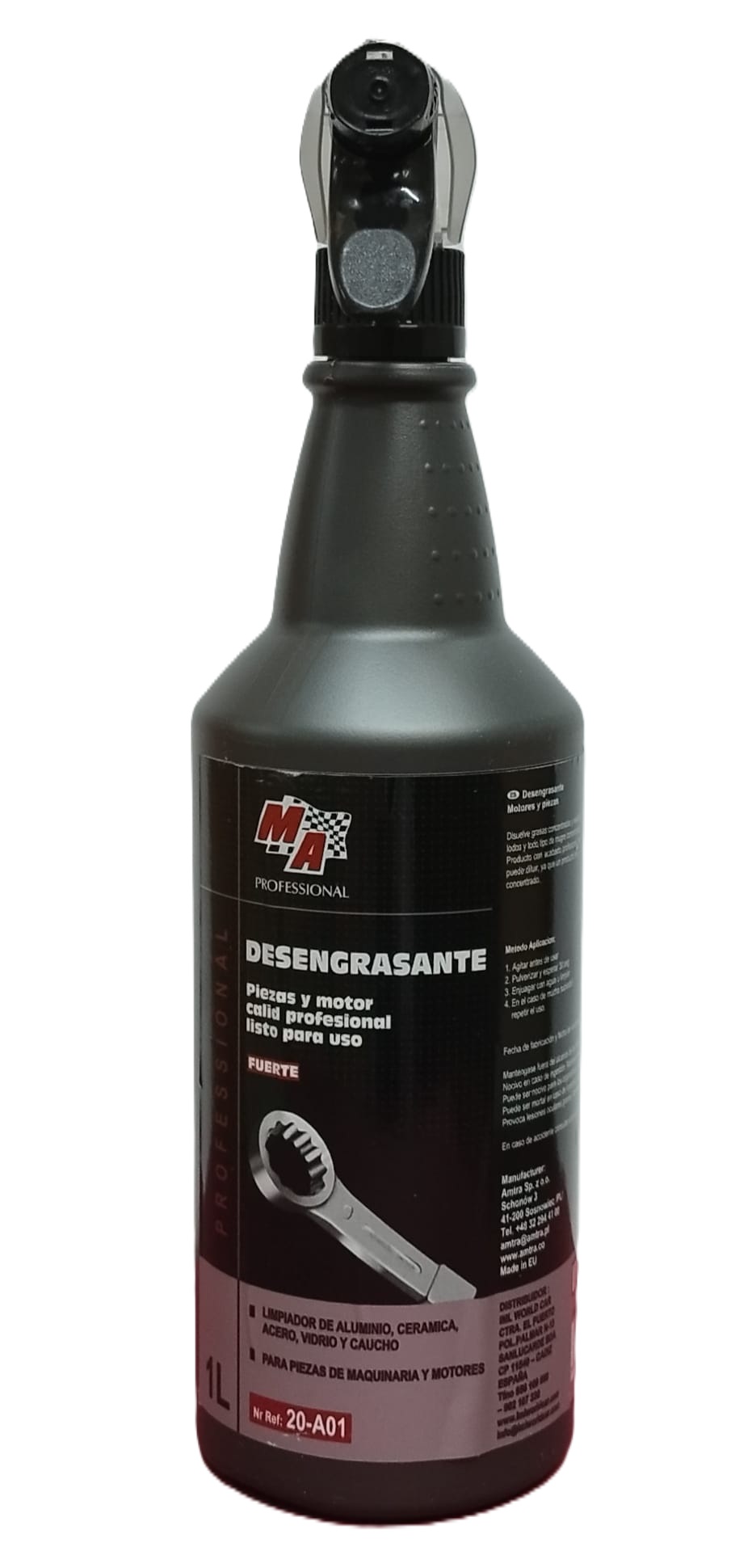 Desengrasante de motor y piezas