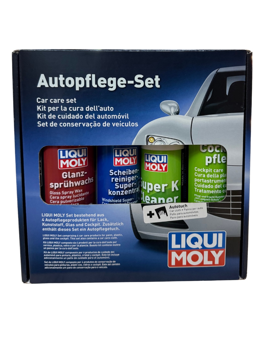 Kit cuidado del automóvil