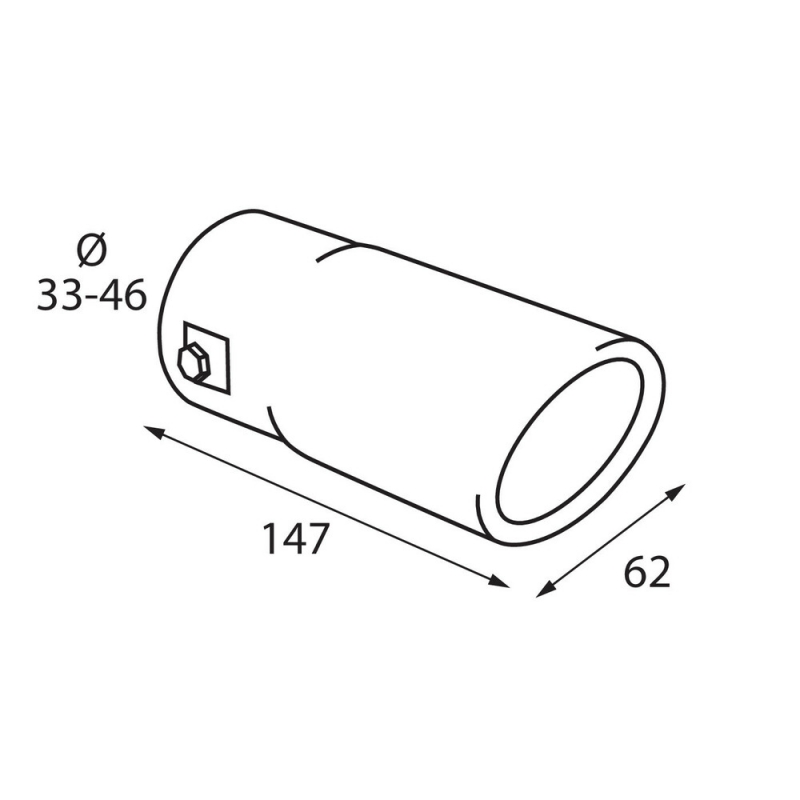 Cola tubo de escape ts-28