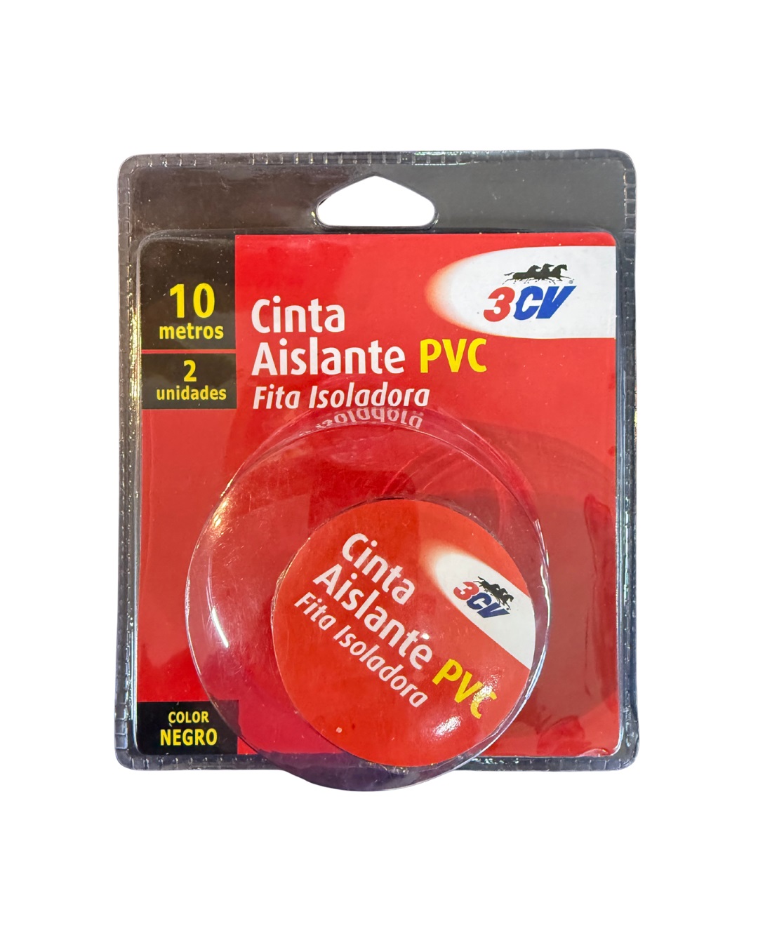 Cinta aislante negra