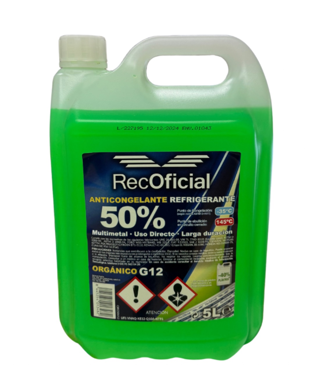 Anticongelante verde
